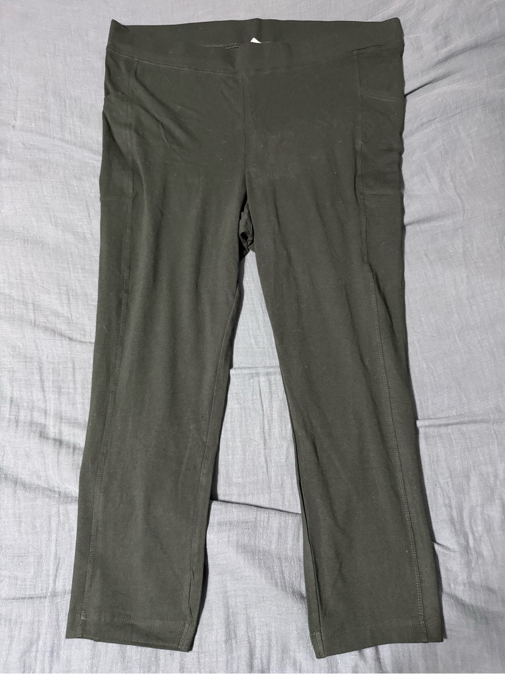Old Navy Forest Green Women's Stretch Leggings with Pockets